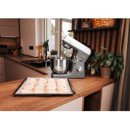 Concept RM6010 - Virtuves planetārais mikseris DOUGH EXPERT 1900W/230V antracīts/nerūsējošais tērauds