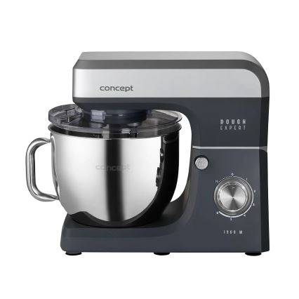 Concept RM6010 - Virtuves planetārais mikseris DOUGH EXPERT 1900W/230V antracīts/nerūsējošais tērauds