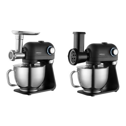 Concept RM8000 - Virtuves robots ar nerūsējošā tērauda bļodu 1200 W/230 V melns