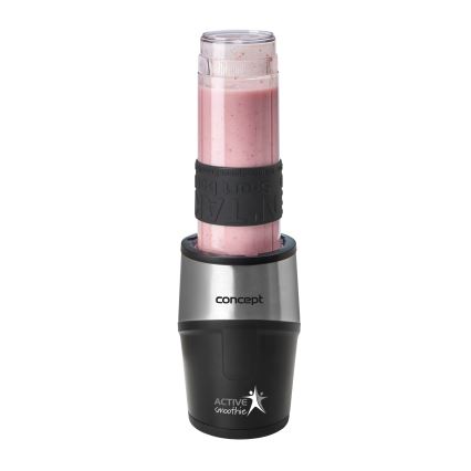 Concept SM3385 - Smoothie blenderis ar piederumiem ACTIVE SMOOTHIE 500W/230V melns