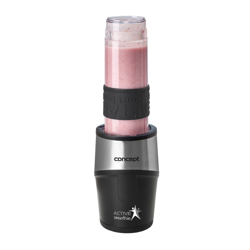 Concept SM3385 - Smoothie blenderis ar piederumiem ACTIVE SMOOTHIE 500W/230V melns