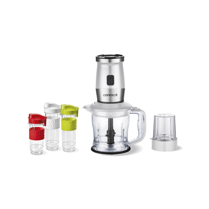 Concept SM3391 - Smūtiju blenderis ar piederumiem 700W/230V balta