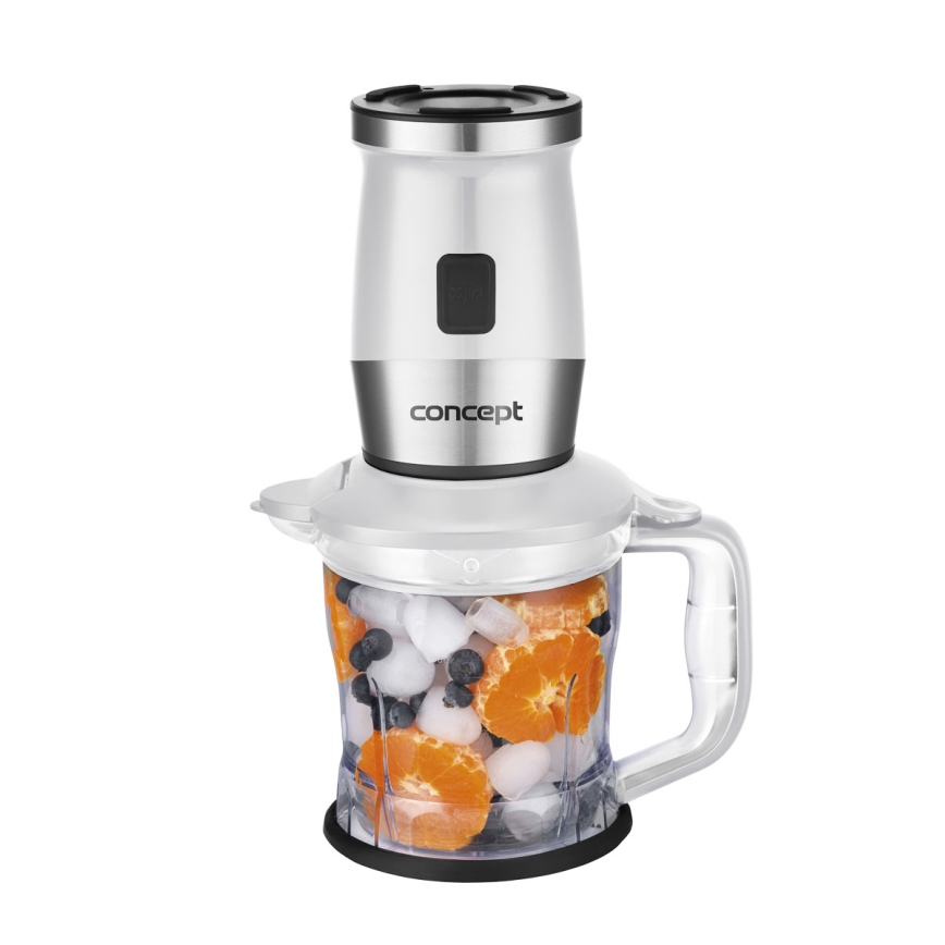 Concept SM3391 - Smūtiju blenderis ar piederumiem 700W/230V balta