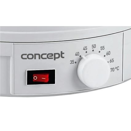 Concept SO1020 - Pārtikas žāvētājs 245W/230V balts