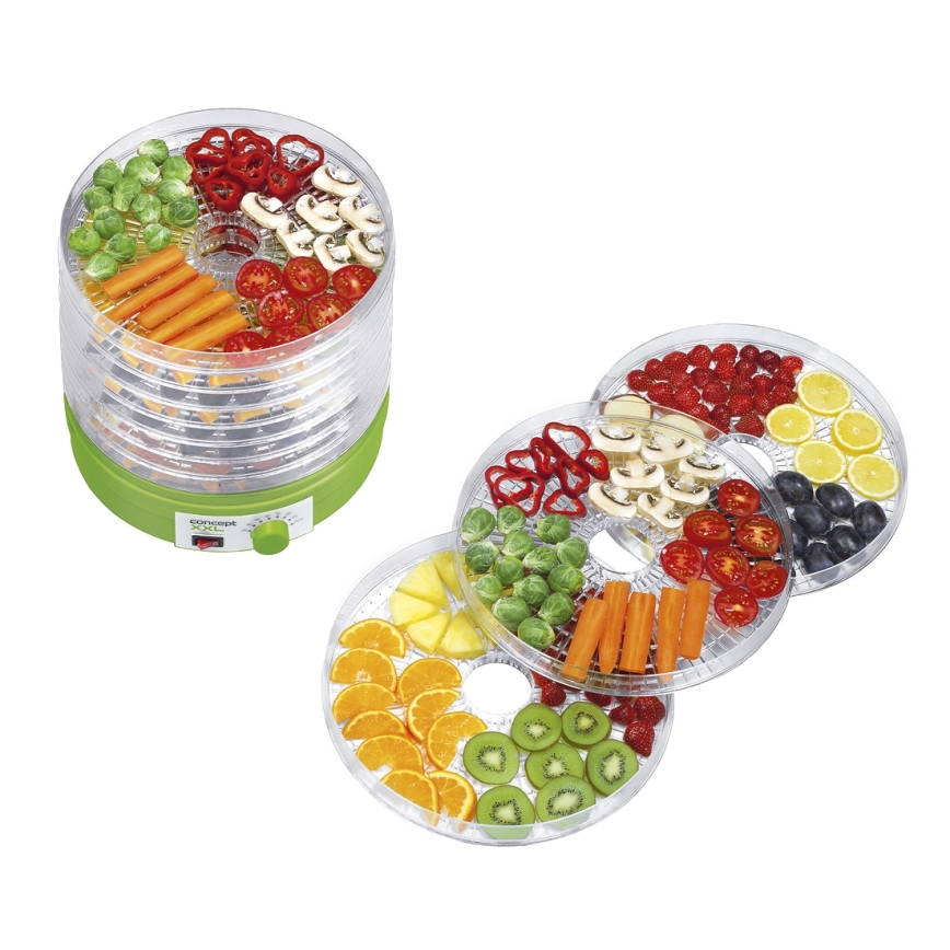 Concept SO1025 - Pārtikas žāvētājs 245W/230V zaļš