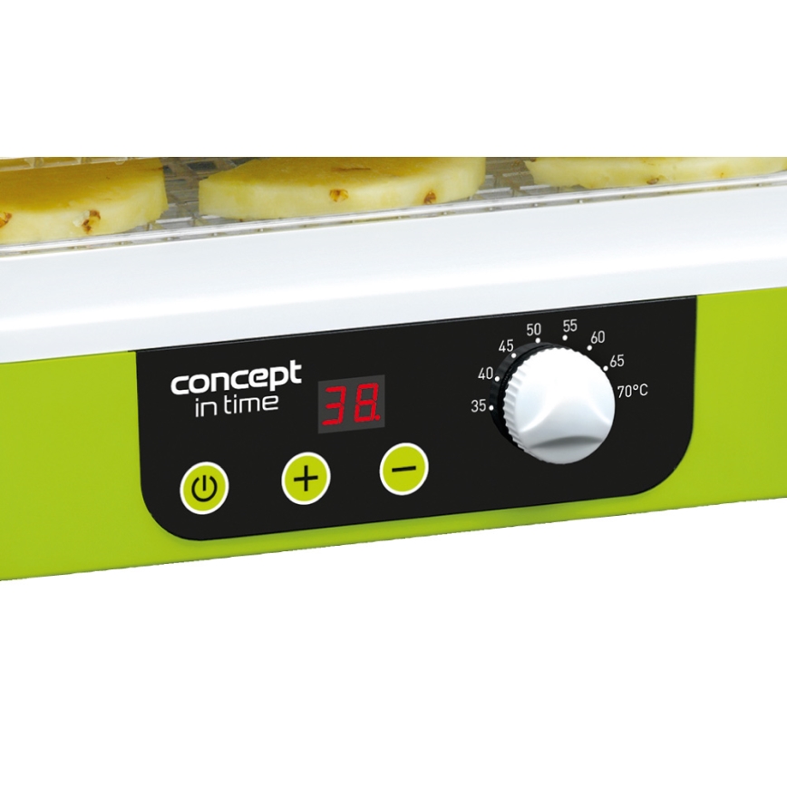 Concept SO1060 - Pārtikas žāvētājs 260W/230V zaļš