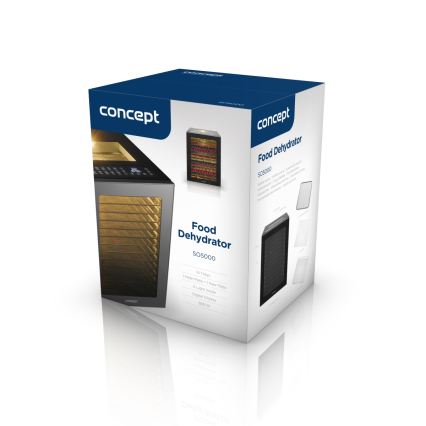 Concept SO5000 - Pārtikas žāvētājs 850W/230V melns