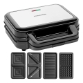 Concept SV3070 - XXL 4in1 Toaster 900W/230V melns/nerūsējošais tērauds