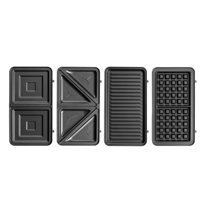 Concept SV3070 - XXL 4in1 Toaster 900W/230V melns/nerūsējošais tērauds