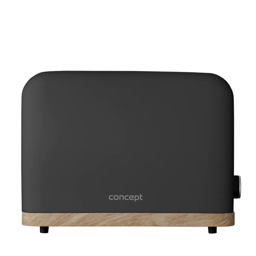 Concept TE2016 - Maizgrauzdētājs ar divām spraugām un cepšanas režģi 930W/230V melns