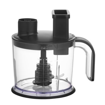 Concept TM5500 - Rokas blenderis ar piederumiem 1500W/230V melna/nerūsējošs tērauds