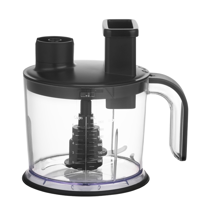Concept TM5500 - Rokas blenderis ar piederumiem 1500W/230V melna/nerūsējošs tērauds