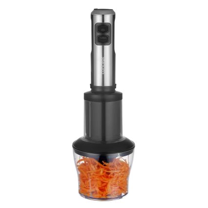 Concept TM5510 - Rokas blenderis ar piederumiem 1500W/230V melna/nerūsējošs tērauds