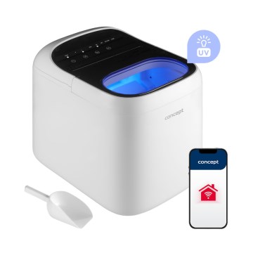 Concept VL1520 - 150W/230V Wi-Fi ledus ražotājs, balts