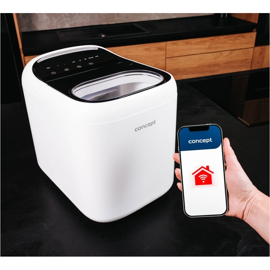 Concept VL1520 - 150W/230V Wi-Fi ledus ražotājs, balts