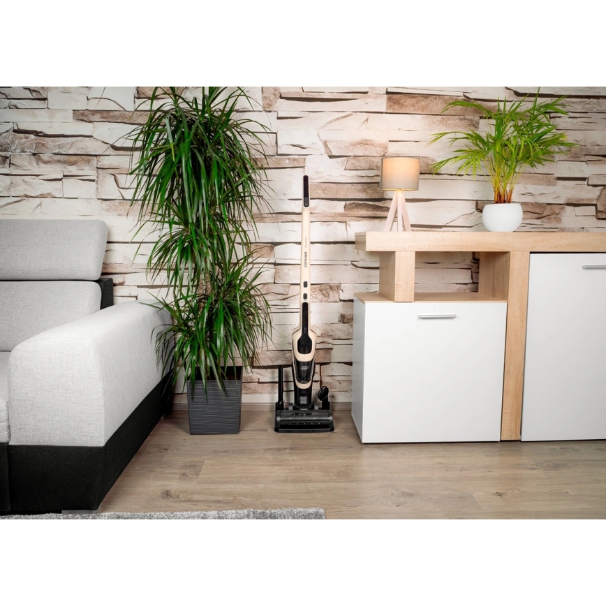 Concept VP4220 - Bezvadu stieņveida putekļsūcējs 3 vienā AQUAGLIDE 160W/28,8V 2200 mAh bēšs