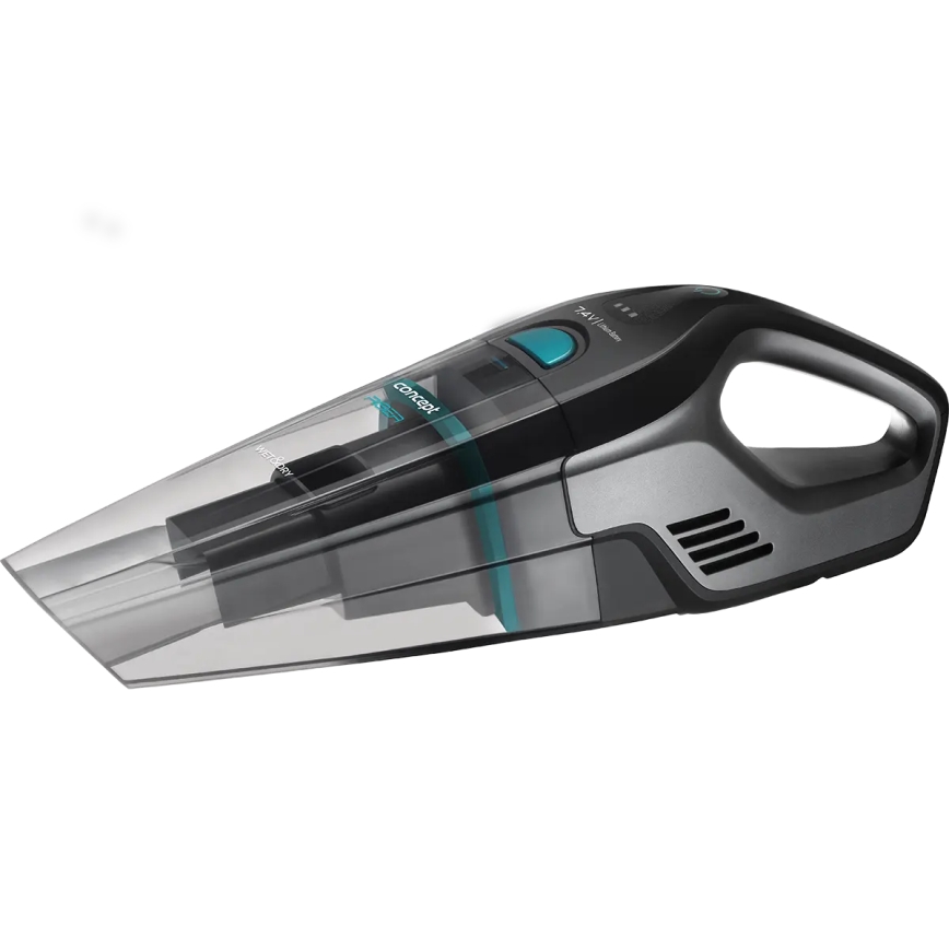 Concept VP4350 - Rokas putekļsūcējs mitrs & sauss RISER 50W/7,4V 2200 mAh melns