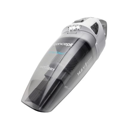 Concept VP4370 - Rokas putekļu sūcējs WET & DRY PERFECT CLEAN 90W/14,8V 2200 mAh balta