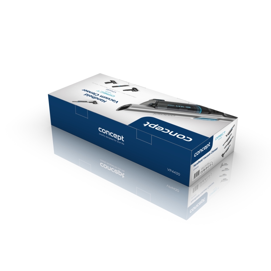 Concept VP4430 - Rokas putekļu sūcējs DIRECT ANIMAL 180W/14,8V 2200 mAh melna