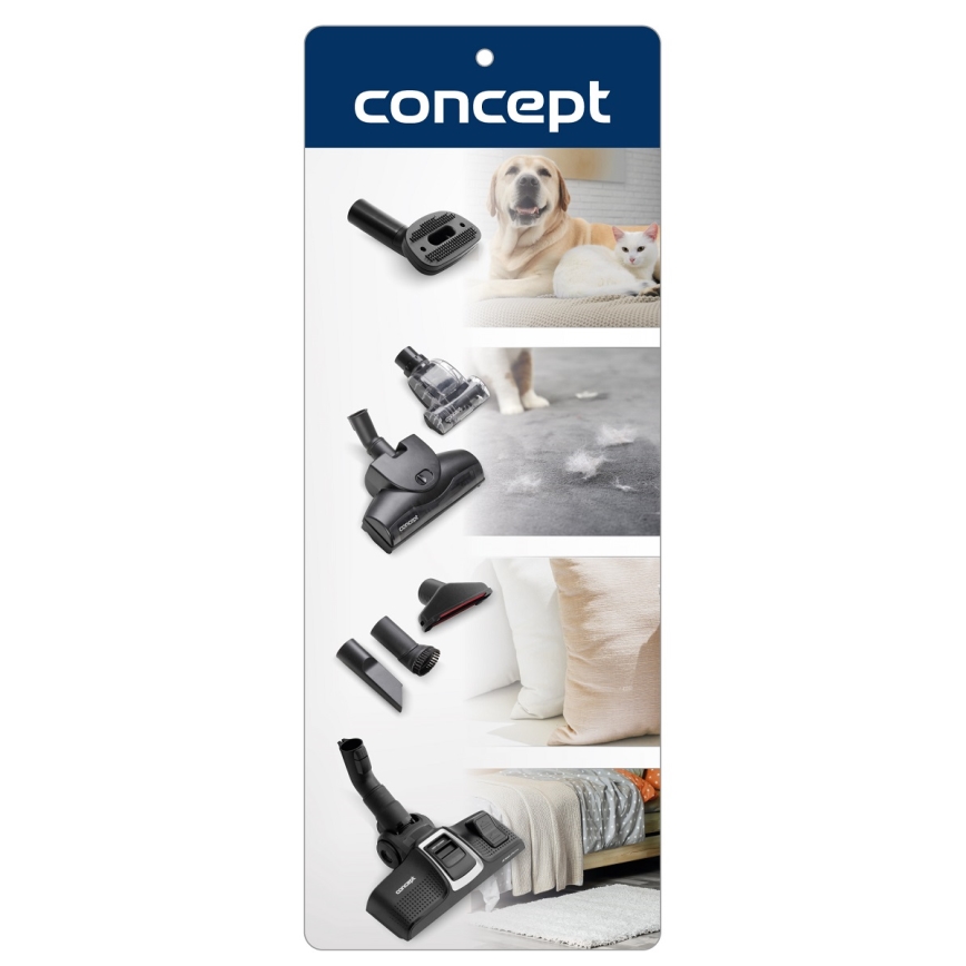 Concept VP5240N - Putekļu sūcējs bez maisa 4A RADICAL PET EXPERT 2,5 l 800W/230V bronza
