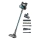 Concept VP6045 - 2 vienā stieņa/rokas putekļsūcējs ICONIC SUCTION PRO 450W/29,6V 2500 mAh zils