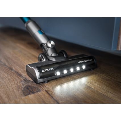 Concept VP6045 - 2 vienā stieņa/rokas putekļsūcējs ICONIC SUCTION PRO 450W/29,6V 2500 mAh zils