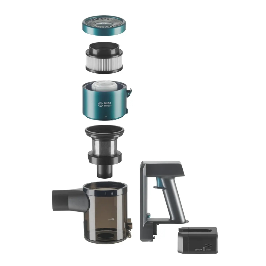 Concept VP6045 - 2 vienā stieņa/rokas putekļsūcējs ICONIC SUCTION PRO 450W/29,6V 2500 mAh zils