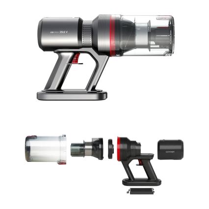 Concept VP6150 - Stieņa putekļsūcējs 3 vienā ULTIMATE UV POWER 500W/29,6V 2200 mAh melns