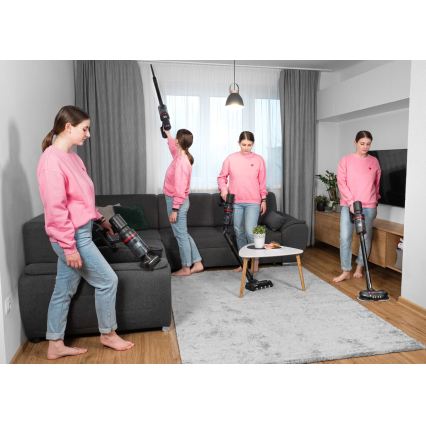 Concept VP6260 - Stieņa tipa putekļsūcējs 4 vienā ULTIMATE PRO+ 500W/29,6V 2200 mAh melns