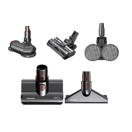 Concept VP6260 - Stieņa tipa putekļsūcējs 4 vienā ULTIMATE PRO+ 500W/29,6V 2200 mAh melns