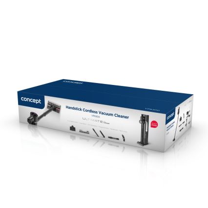 Concept VP6300 - Kātsveida putekļsūcējs 5v1 ULTIMATE COMPLETE PRO 500W/25,9V 2500 mAh melns