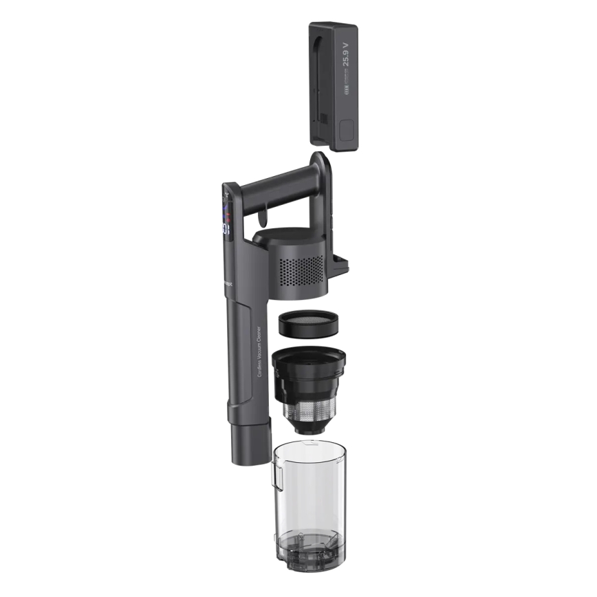 Concept VP6310 - Stienveida putekļsūcējs 3 vienā ULTIMATE COMPLETE LIGHT 420W/25,9V 2200 mAh melns