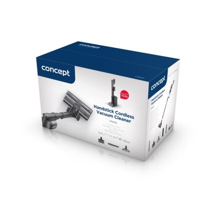 Concept VP6310 - Stienveida putekļsūcējs 3 vienā ULTIMATE COMPLETE LIGHT 420W/25,9V 2200 mAh melns