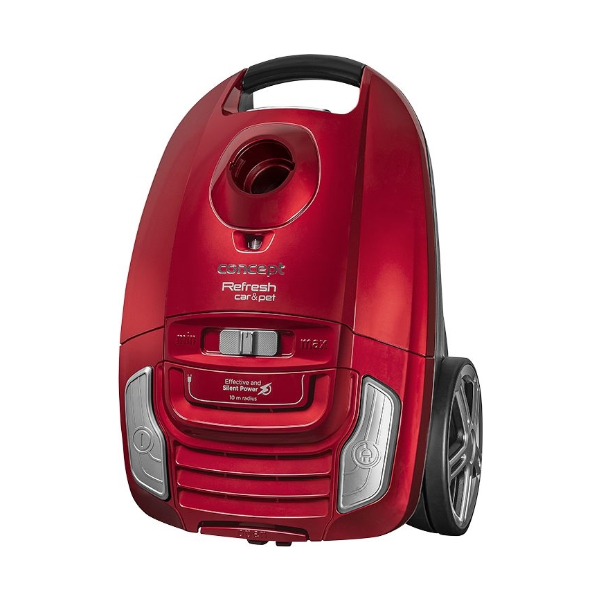 Concept VP8224 - Putekļu sūcējs ar maisu REFRESH CAR&PET 3,5 l 700W/230V sarkana