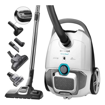 Concept VP8291 - Putekļsūcējs ar maisu PERFECT CLEAN PET EXPERT 700W/230V balts