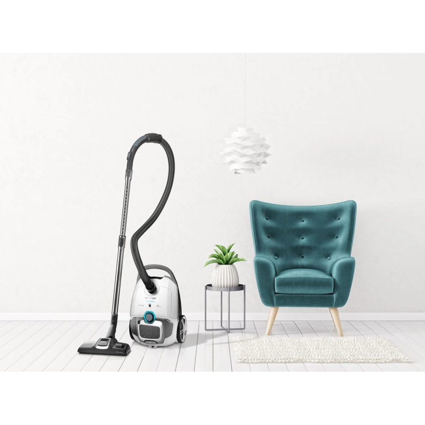 Concept VP8291 - Putekļsūcējs ar maisu PERFECT CLEAN PET EXPERT 700W/230V balts