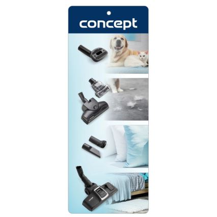 Concept VP8291 - Putekļsūcējs ar maisu PERFECT CLEAN PET EXPERT 700W/230V balts