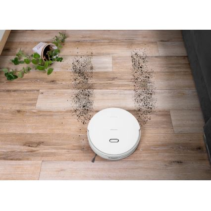 Concept VR4050 - viedais robotu putekļsūcējs ar mopu 2 vienā OPTIMUS AQUA PRO LASER 3D 600W/230V 5200 mAh Wi-Fi balts