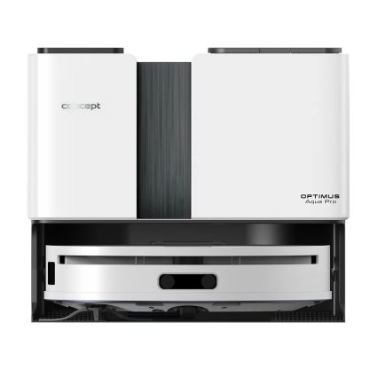 Concept VR4050 - viedais robotu putekļsūcējs ar mopu 2 vienā OPTIMUS AQUA PRO LASER 3D 600W/230V 5200 mAh Wi-Fi balts