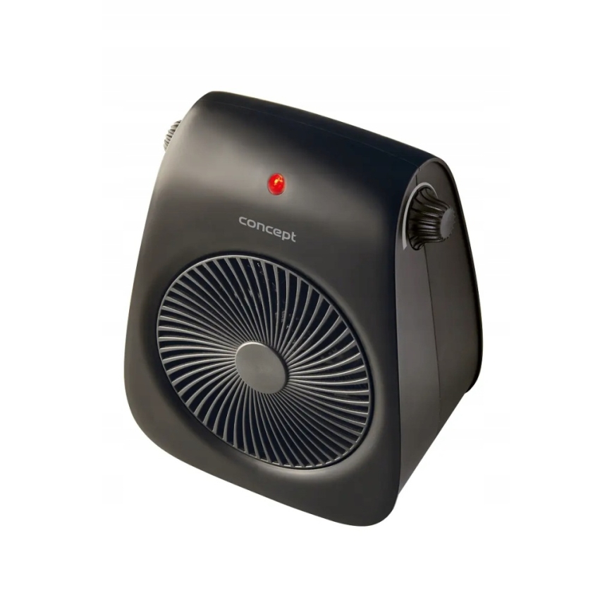Concept vt7041 - Ventilators ar sildītāju 1000/2000W/230V melns