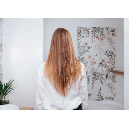 Concept VZ2110 - Matu taisnotājs GLAM STYLE 48W/230V balta/rožu zelta