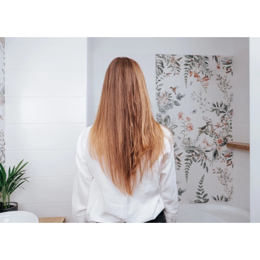 Concept VZ2110 - Matu taisnotājs GLAM STYLE 48W/230V balta/rožu zelta