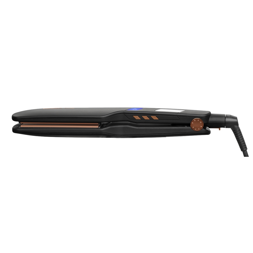 Concept VZ6010 - Tvaika matu taisnotājs ar LED displeju ELITE STEAM BOOST 54W/230V melna