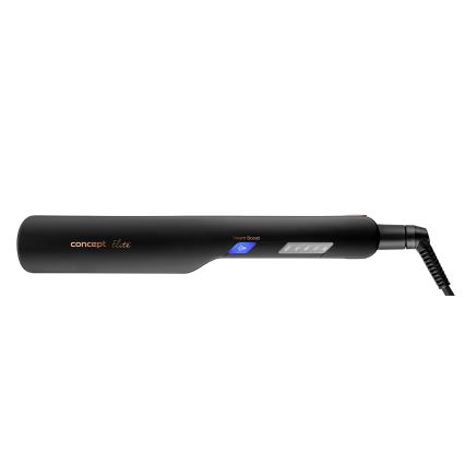Concept VZ6010 - Tvaika matu taisnotājs ar LED displeju ELITE STEAM BOOST 54W/230V melna