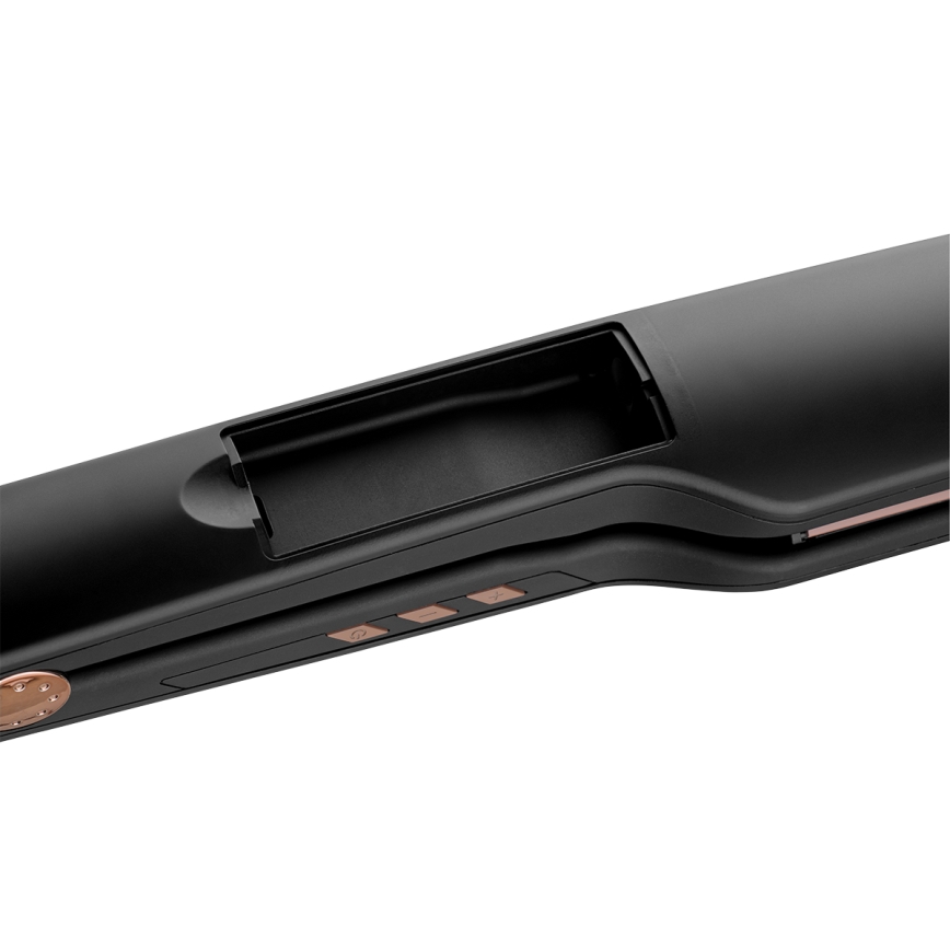 Concept VZ6010 - Tvaika matu taisnotājs ar LED displeju ELITE STEAM BOOST 54W/230V melna