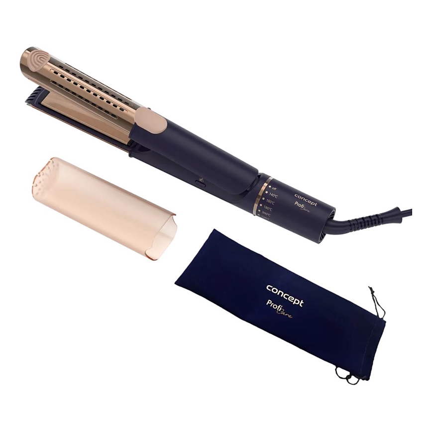 Concept VZ8100 - Matu taisnotājs PROFI CARE 60W/230V zils/zeltains