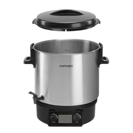 Concept ZH0040 - Apsildāms katls 27 l 2000W/230V nerūsējošs tērauds/melna