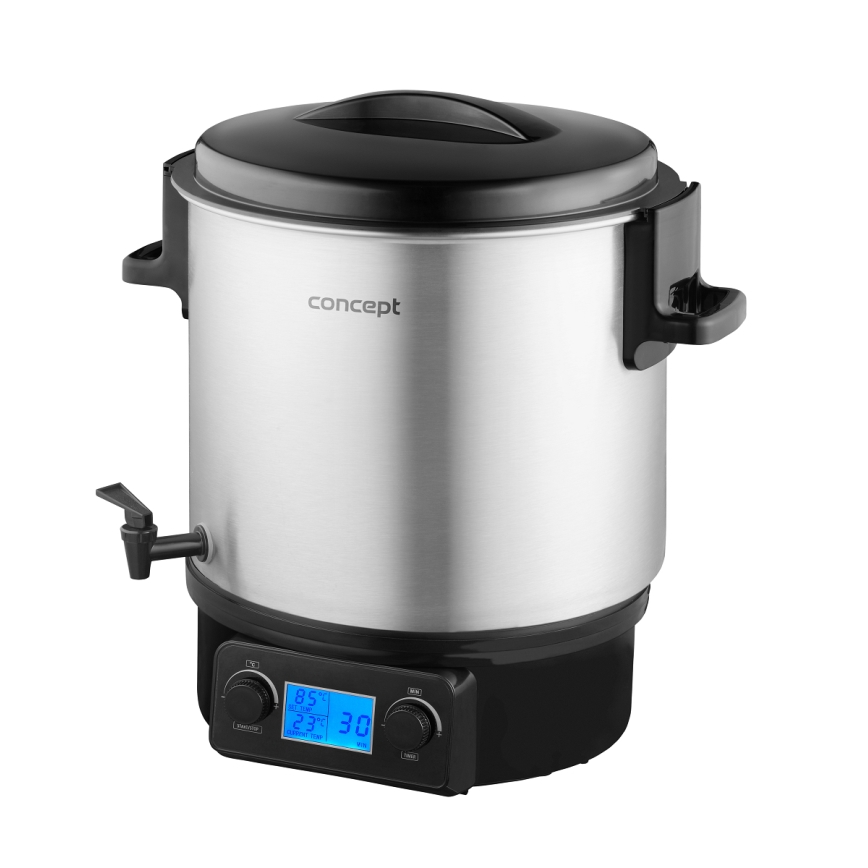 Concept ZH0040 - Apsildāms katls 27 l 2000W/230V nerūsējošs tērauds/melna