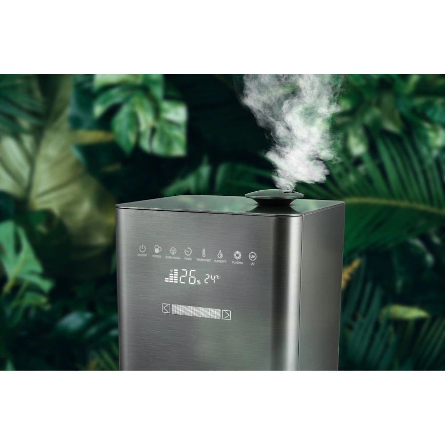 Concept ZV2021- Gaisa mitrinātājs ar aromadifuzoru PERFECT AIR SMART 4,6 l 110W/230V Wi-Fi antracīts + tālvadība