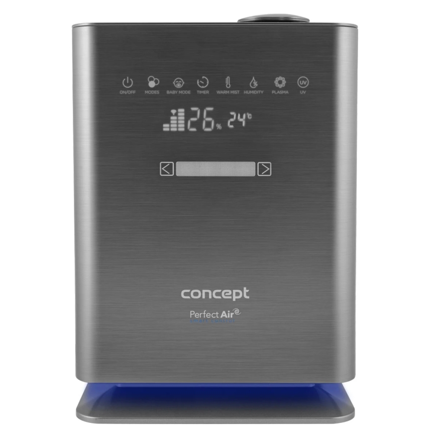 Concept ZV2021- Gaisa mitrinātājs ar aromadifuzoru PERFECT AIR SMART 4,6 l 110W/230V Wi-Fi antracīts + tālvadība